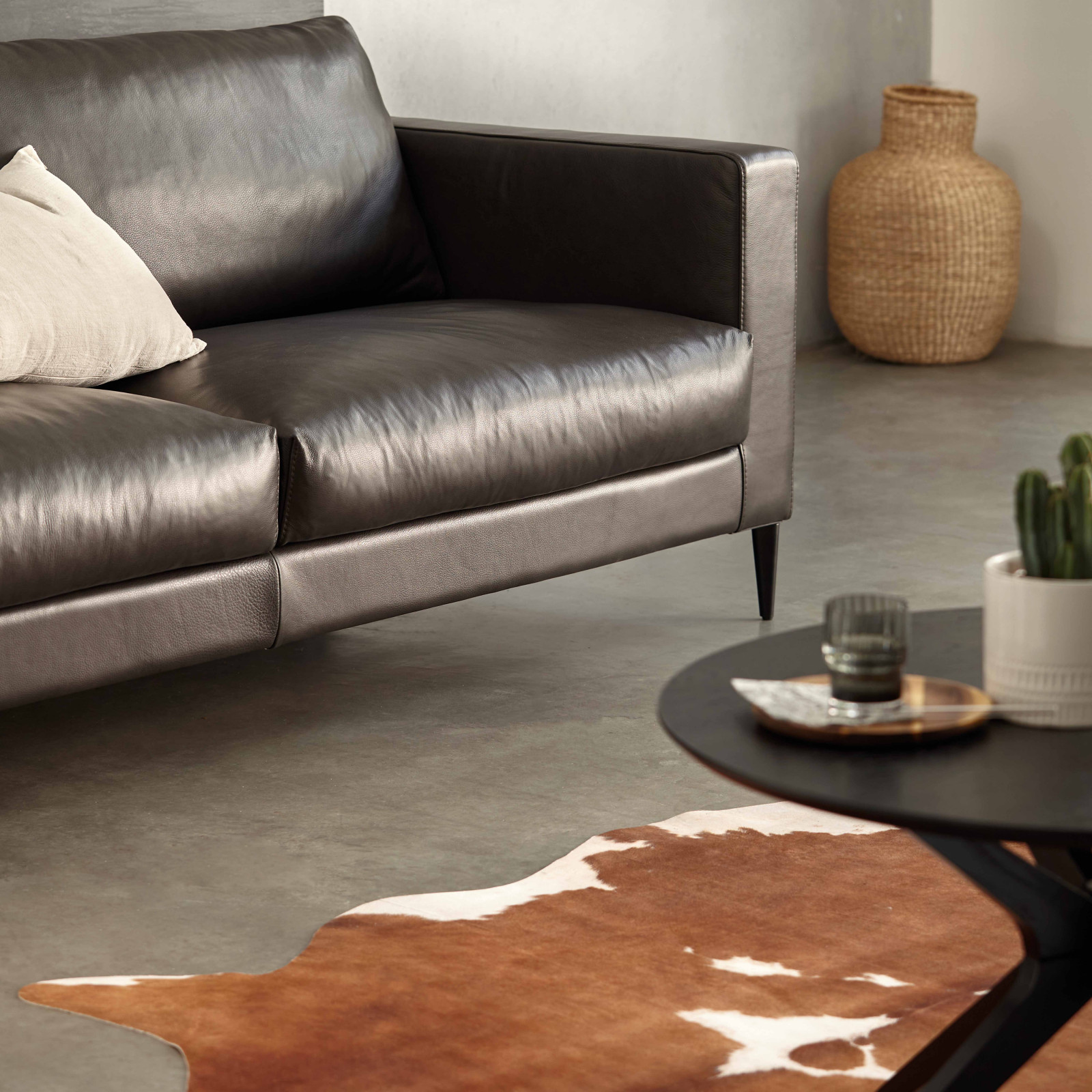 Tapis imitation peau de vache ou zèbre