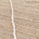 Tapis en jute naturel à motif losange tissé main