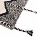 Tapis berbère en coton tufté à franges