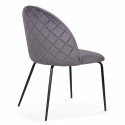 Lot de 4 chaises en velours