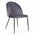 Lot de 4 chaises en velours