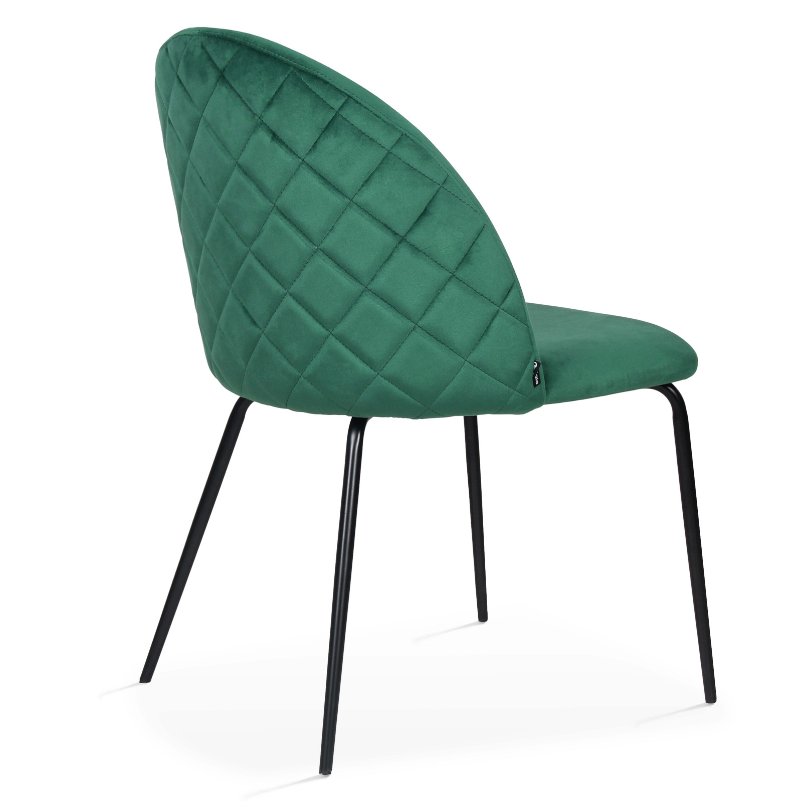 Lot de 4 chaises en velours