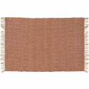 Tapis à franges en jute naturel tissé main
