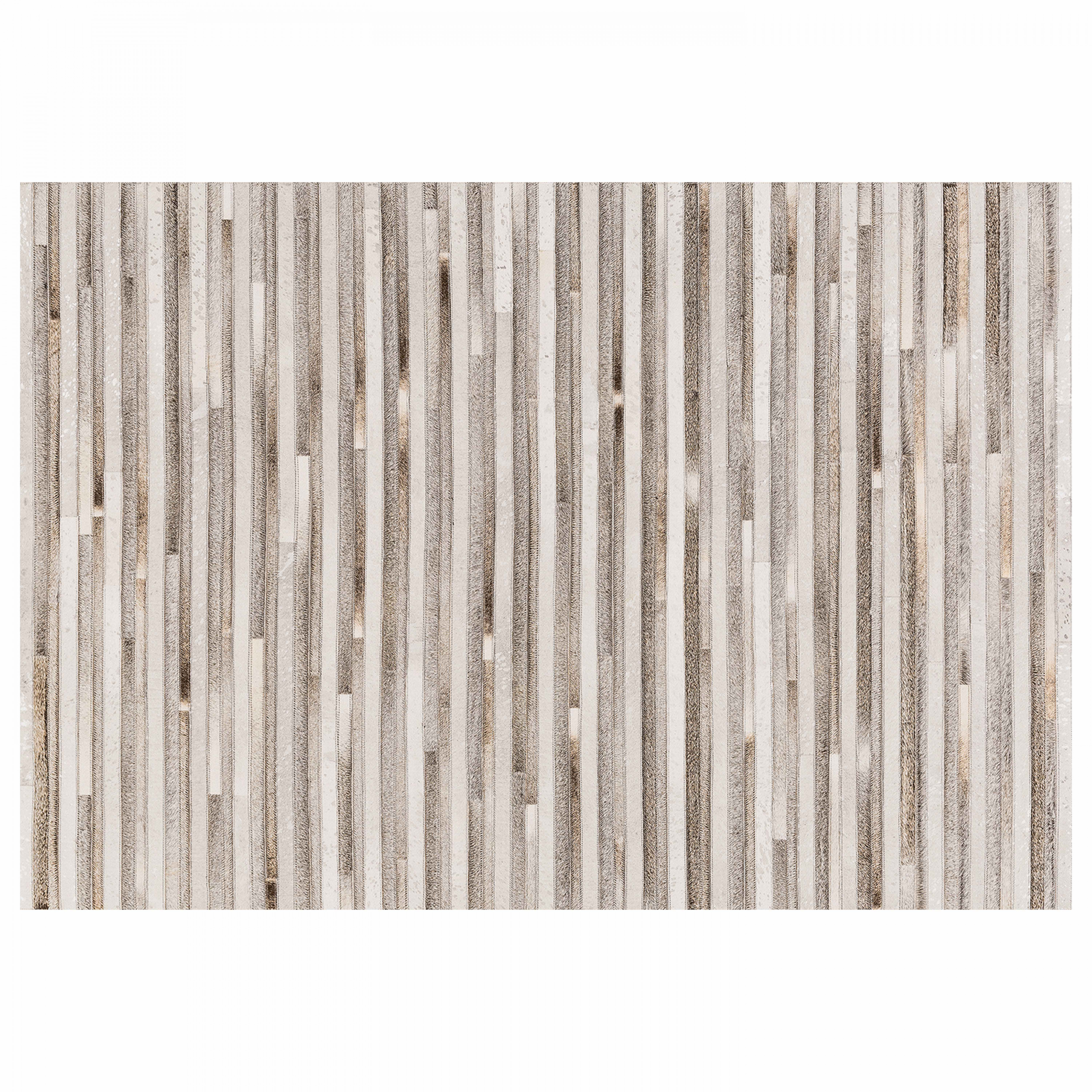 Tapis rectangulaire patchwork effet peau de vache