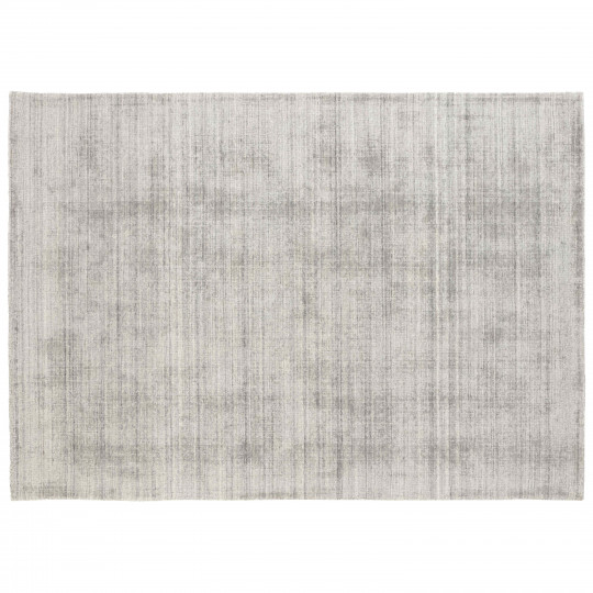 Tapis effet chiné motif tissé rectangulaire | Oviala