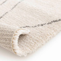 Tapis rectangulaire motif berbère à poils courts