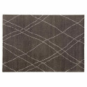 Tapis rectangulaire motif berbère à poils courts