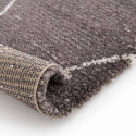 Tapis rectangulaire motif berbère à poils courts