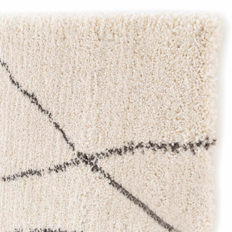 Tapis rectangulaire motif berbère à poils courts (4/5)