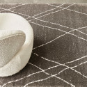 Tapis rectangulaire motif berbère à poils courts
