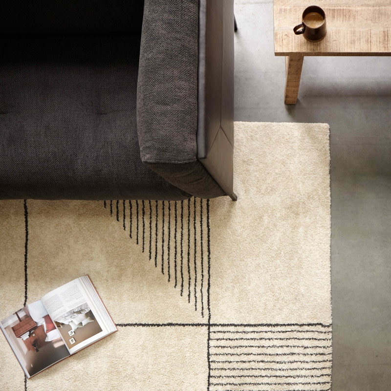 Paco Home Tapis De Salon, Poils Ras De Style Scandinave avec Motif Losanges, Gris, Dimension:70x140 cm Paco Home Tapis De Salon, Poils Ras De Style Scandinave avec Motif Losanges, Gris, Dimension:70x140 cm