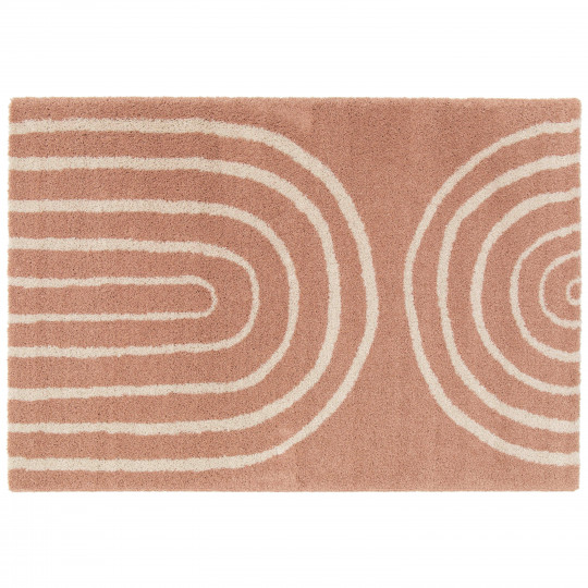 Tapis style scandinave à poils longs rectangulaire | Oviala
