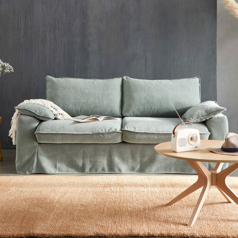 Canapé convertible en tissu