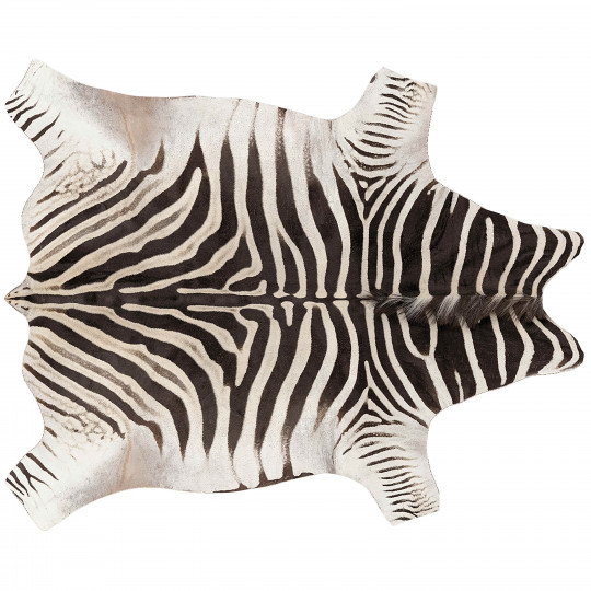 Tapis imitation peau de zèbre