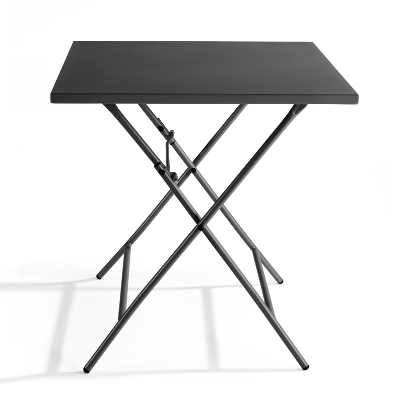 Table de jardin carrée pliante (70 x 70 cm)