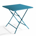 Table de jardin carrée pliante (70 x 70 cm)