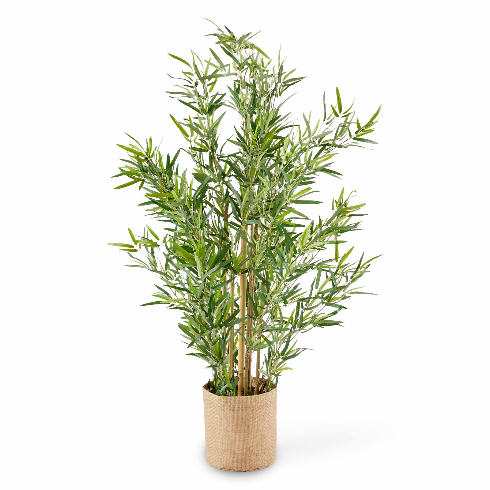 Bambou fargesia artificiel en pot hauteur 120 cm