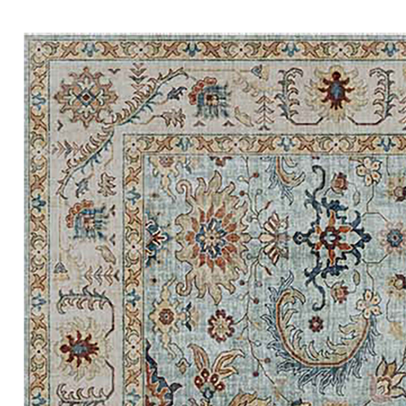 Tapis rectangulaire chenille motif antique