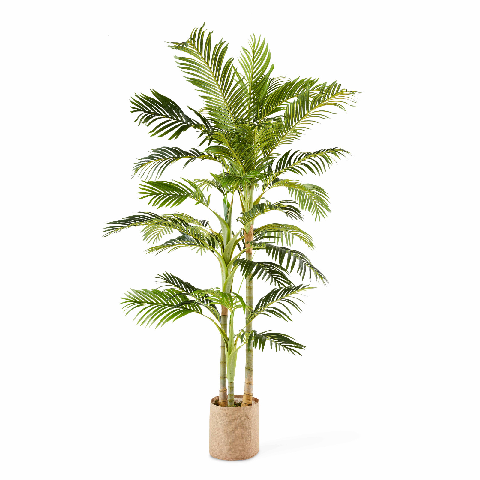 Palmier artificiel en pot hauteur 210 cm entretien facile
