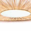 Miroir en rotin naturel