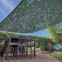 Voile d'ombrage ajourée réversible rectangulaire 3 x 4 m