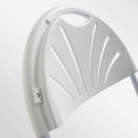 Chaise pliante blanche confortable Lot de 4