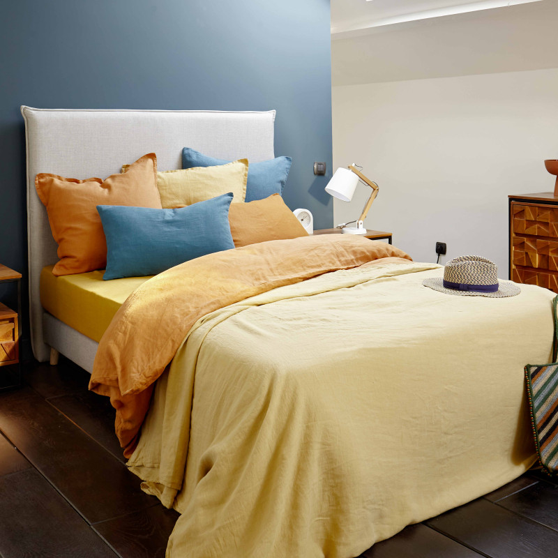 Tête de lit en tissu Maja