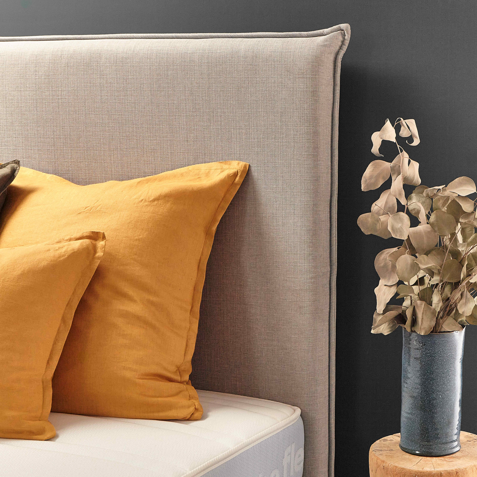 Tête de lit en tissu Maja