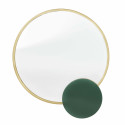 Miroir avec détail en métal émaillé