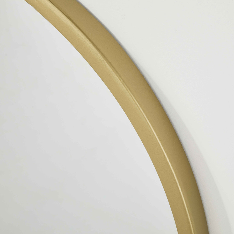 Miroir avec détail en métal émaillé