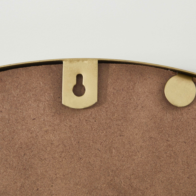 Miroir avec détail en métal émaillé