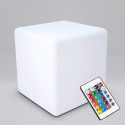 Cube LED d'extérieur  multicolore (30cm)
