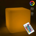 Cube LED d'extérieur  multicolore (30cm)