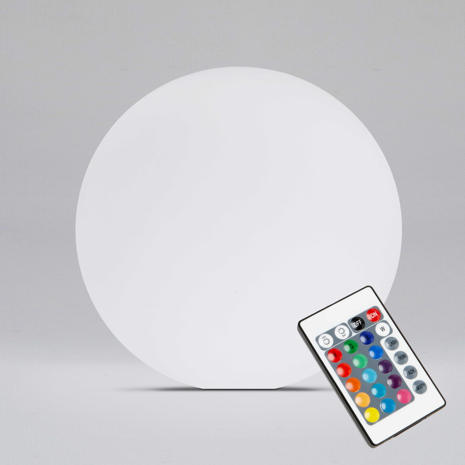 Boule LED multicolore avec télécommande  Ø40 cm