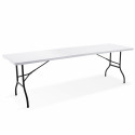 Tables pliantes 244 cm - Lot de 10