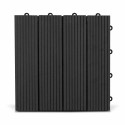 Lot dalles de terrasse clipsables bois composite