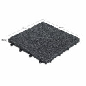 Lot dalles de terrasse clipsables en gravillon (30 x 30 x 2,5 cm)