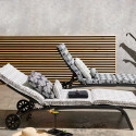 Matelas pour bain de soleil à motifs