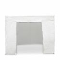 Mur porte zippable tente pliante Pro 40MM 3m blanc