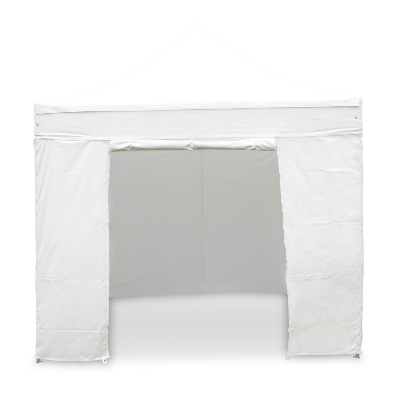 Mur porte zippable tente pliante Pro 40MM 3m blanc