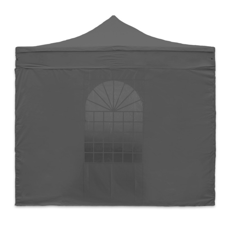 Mur fenêtre 4 m gris pour tente pliante