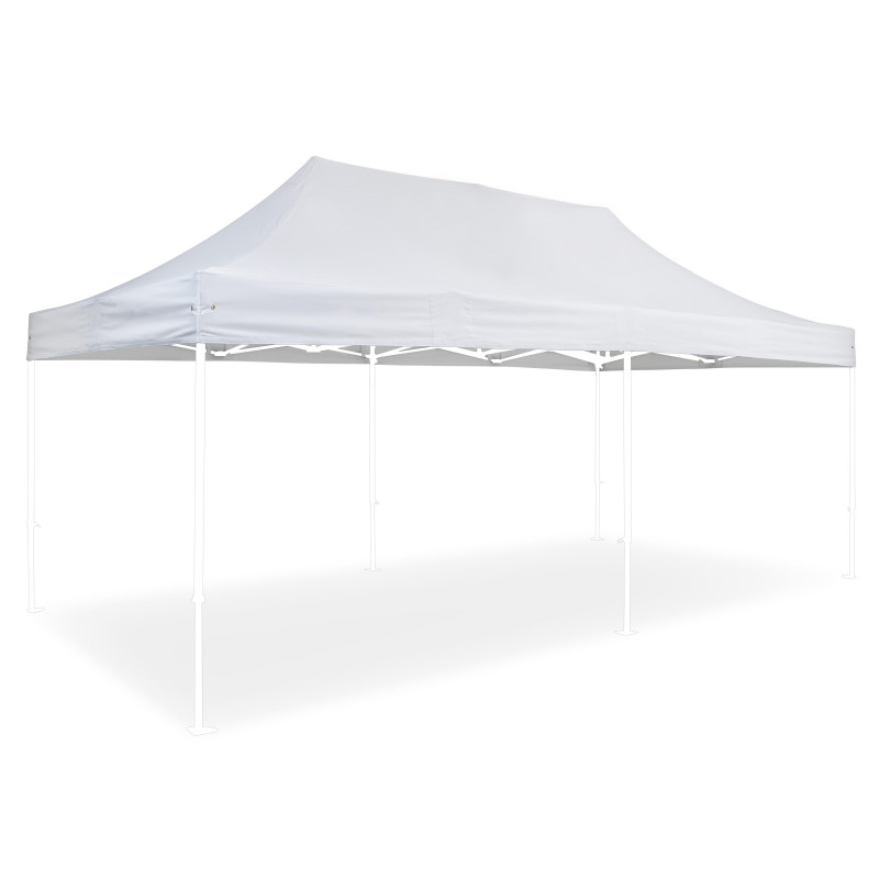 Tente pliante en aluminium 3 x 6 m + sac de transport