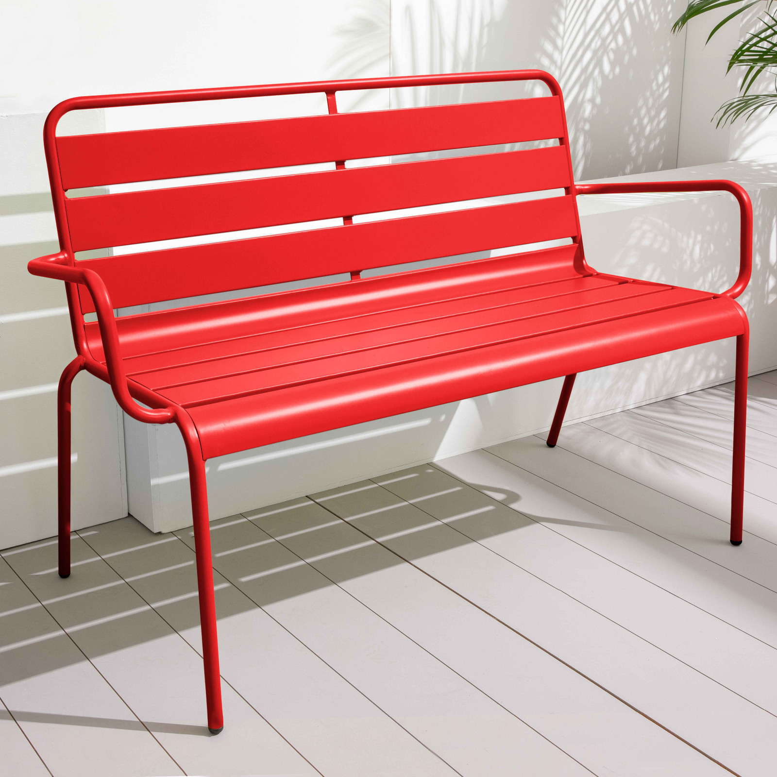 Banc de jardin en métal