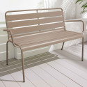 Banc de jardin en métal