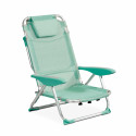 Chaise de plage pliante, inclinable 4 positions