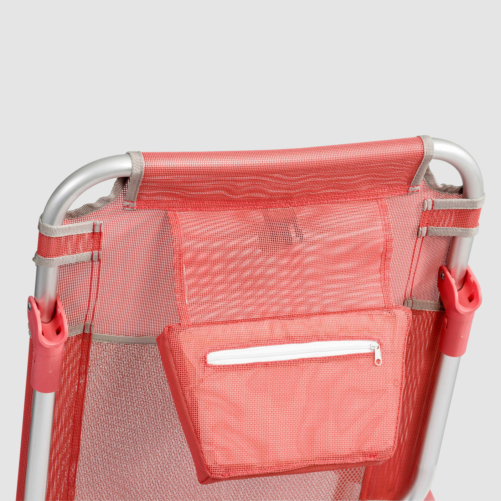 Chaise de plage pliante, inclinable 4 positions