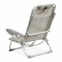 Chaise de plage pliante, inclinable 4 positions