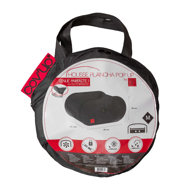 Housse plancha 60 x 45 x 30 cm noire