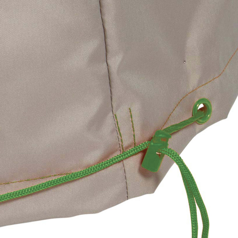 Housse canapé 130 x 75 x 60 cm taupe