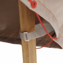 Housse barbecue rond Ø70 x 80 cm taupe